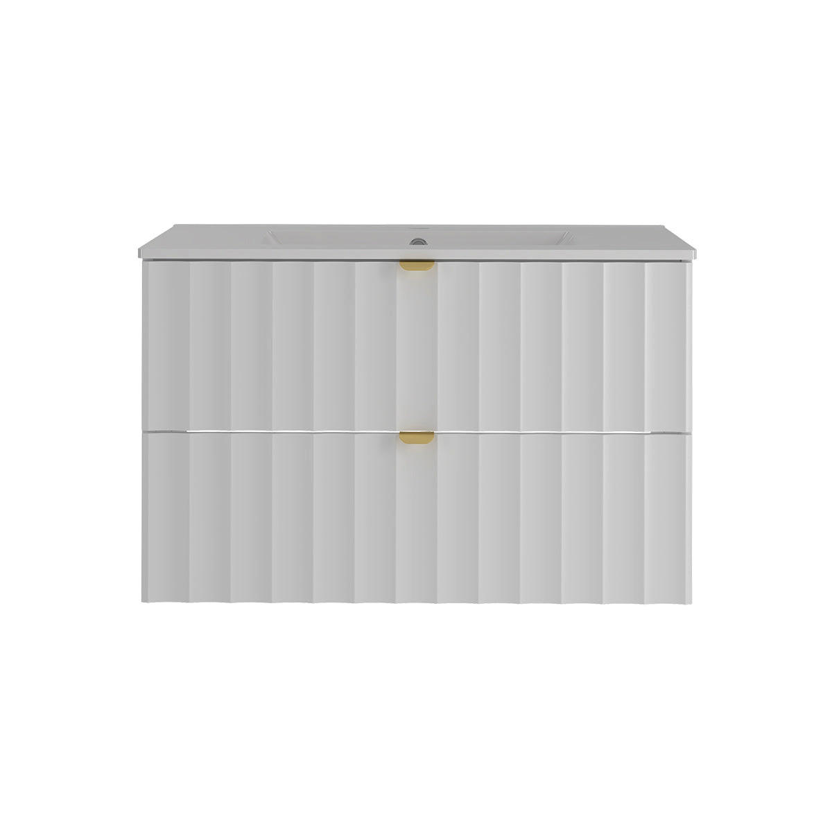 UMIVAONIK 80cm Lexa Bijeli - bijela, drvni materijal (80/50/45.8cm) - Petits-meubles