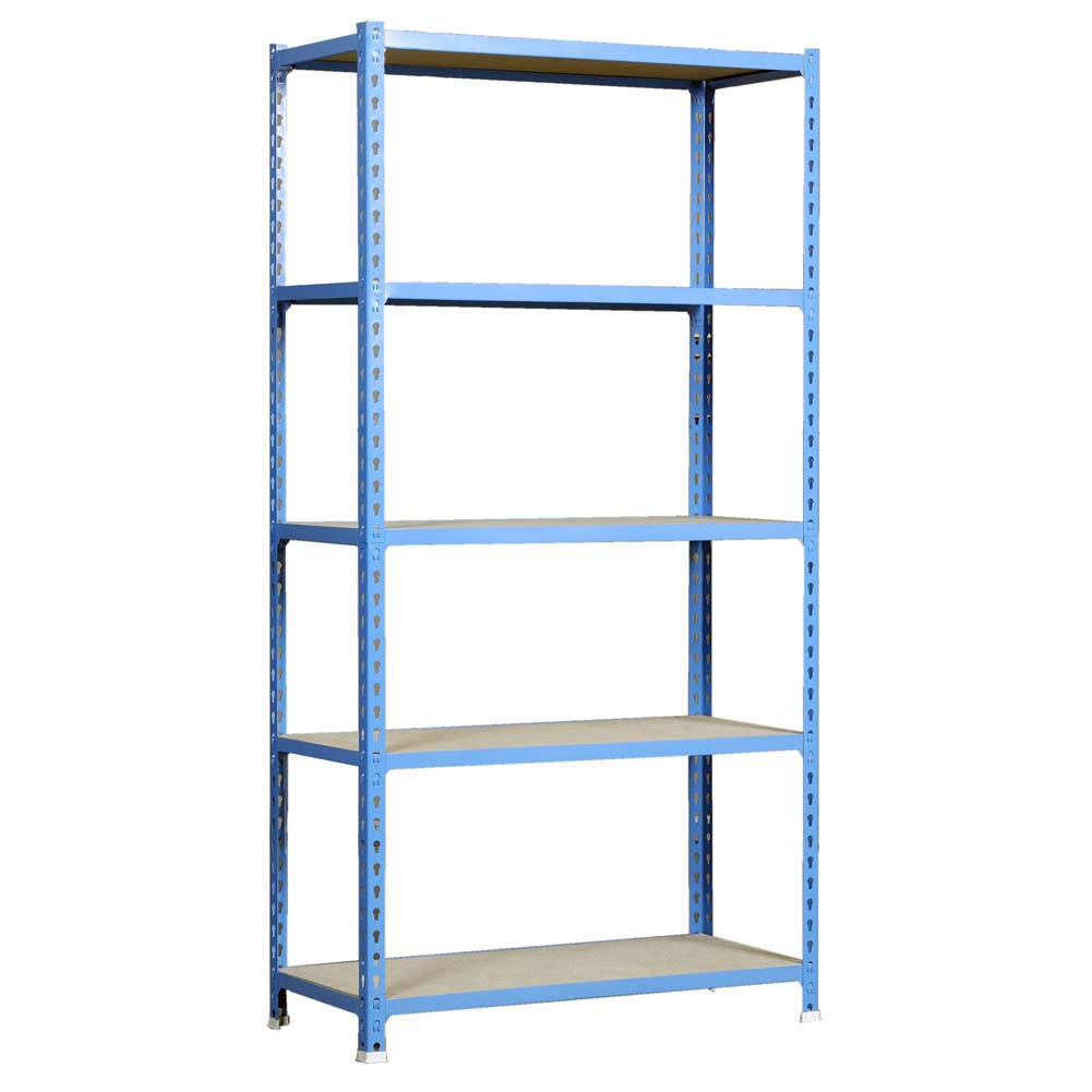SCHWERLASTREGAL Big Muli HxBxT 200 x 110 x 40 cm 5 Fachböden Fachlast 200 kg Blau - Blau, Metall (110/200/40cm) - PROREGAL
