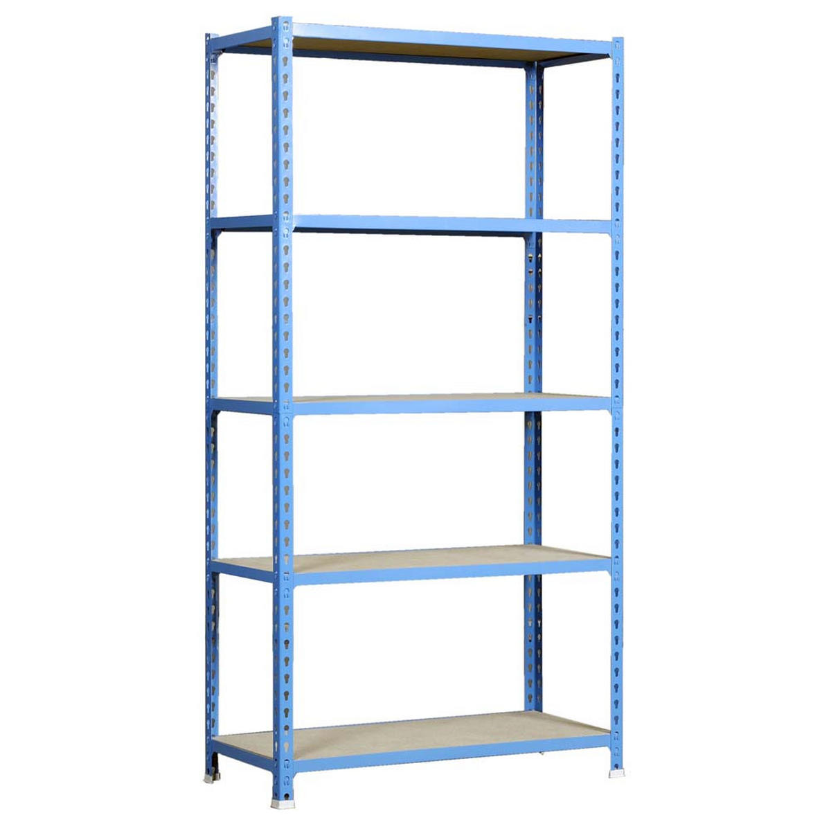 SCHWERLASTREGAL Big Muli HxBxT 200 x 110 x 40 cm 5 Fachböden Fachlast 200 kg Blau - Blau, Metall (110/200/40cm) - PROREGAL