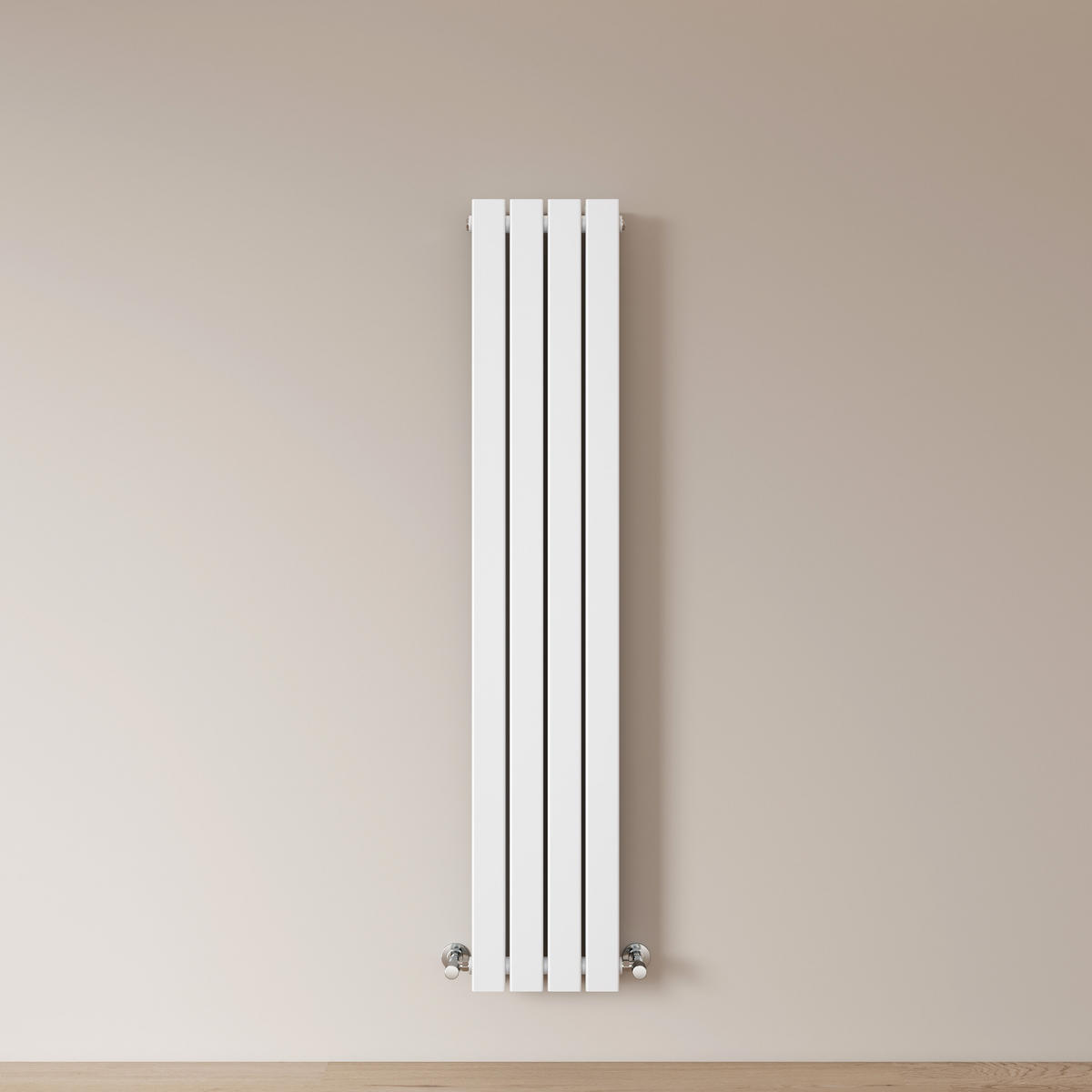 HEIZKÖRPER Flachheizkörper Weiß 160/30/6,3 cm - Weiß, Metall (30/160/6.3cm) - EMKE
