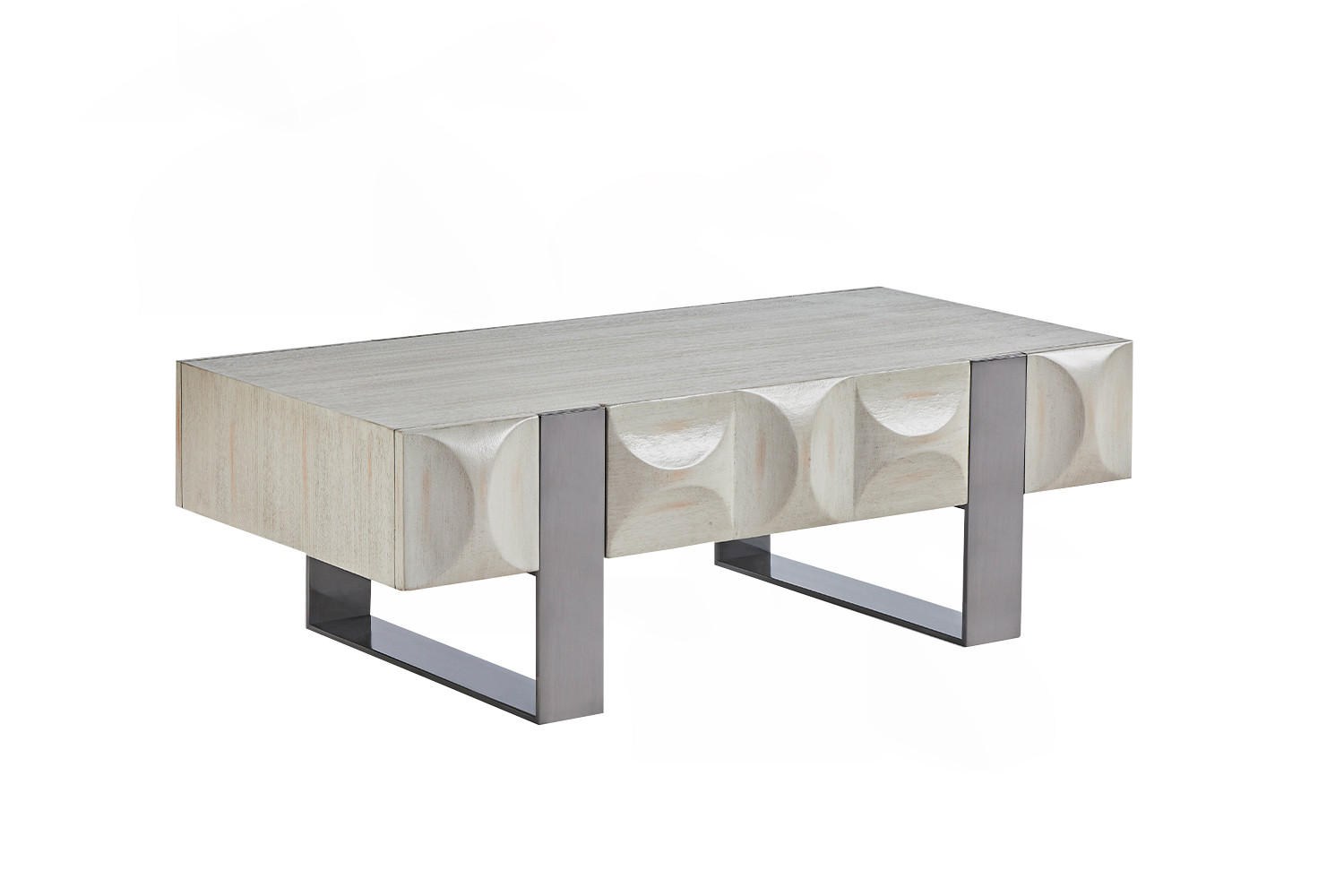 LOWBOARD MARGO Grau Holz - Grau, Holz/Holzwerkstoff (120/40/60cm) - KAWOLA