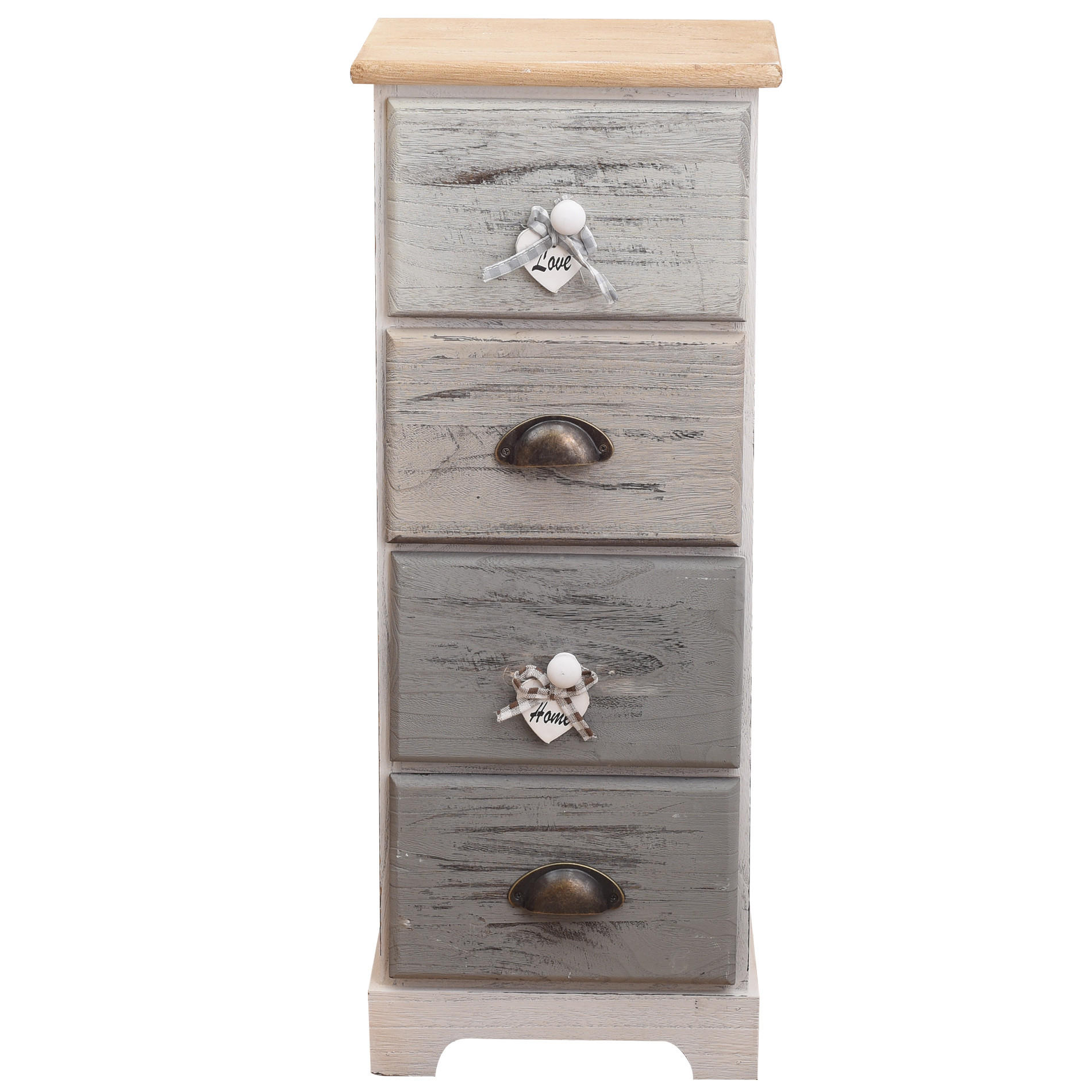 KOMMODE Mehrfarbig 25/29/72 cm - Multicolor, Holz (25/72/29cm) - Mobili Rebecca