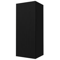 KÜCHENHÄNGESCHRANK Lamello W4/40 Schwarz Matt / Schwarz 40 / 32,5 / 96cm - Dunkelgrau/Schwarz, Holz/Holzwerkstoff (40/96/32.5cm) - Feldmann-Wohnen