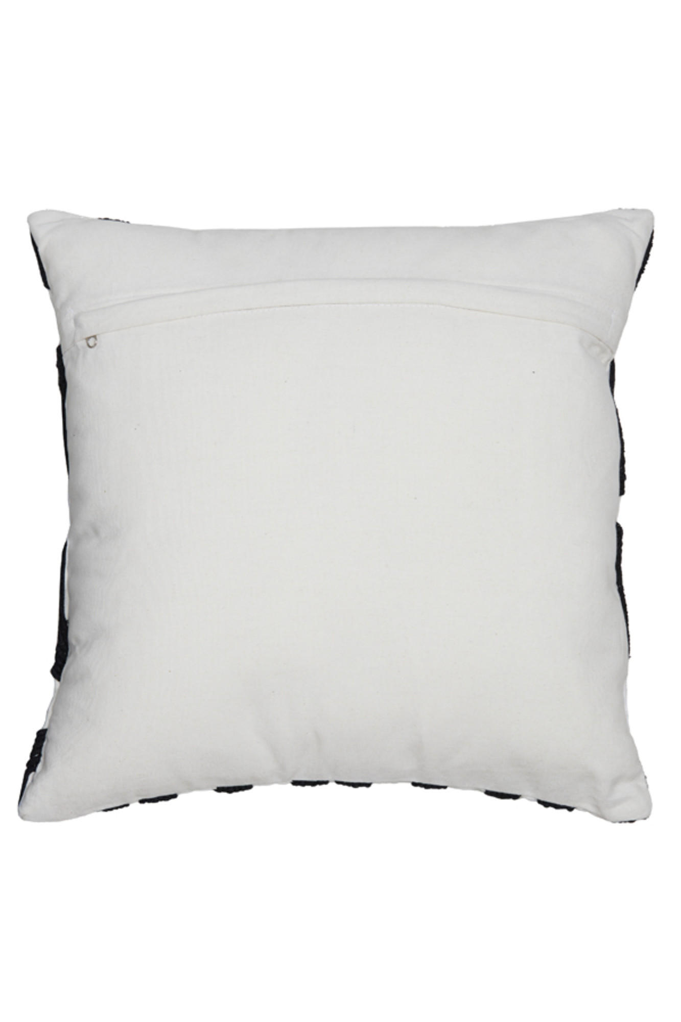 DEKOKISSEN Oshawa Schwarz 45/45/10 cm - Beige, Textil (45/45cm) - Light & Living