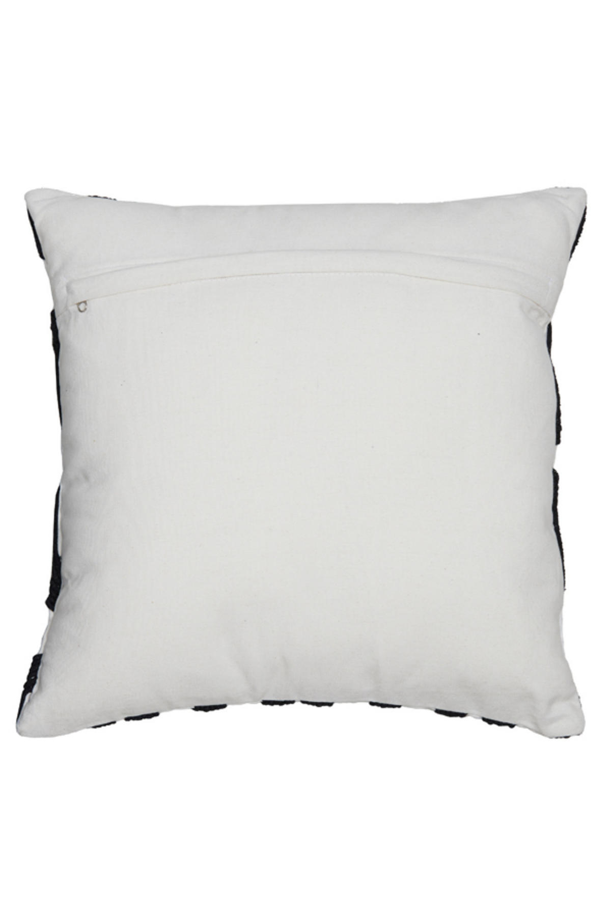 DEKOKISSEN Oshawa Schwarz 45/45/10 cm - Beige, Textil (45/45cm) - Light & Living