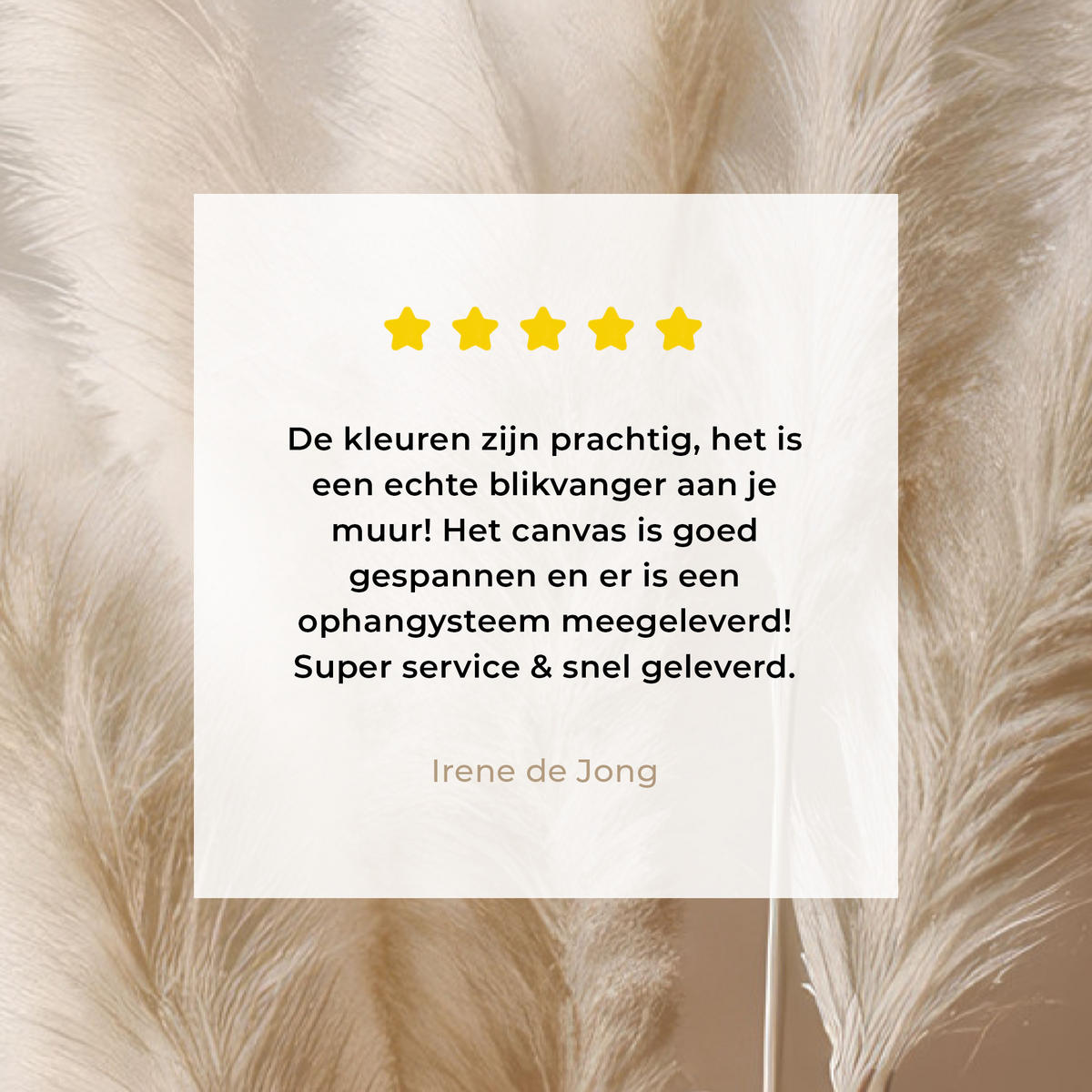 LEINWANDBILD Pampasgras - Federn - Pastell - Weiß Deko Groß 90x140 cm - Naturfarben, Textil (90/140cm) - MuchoWow