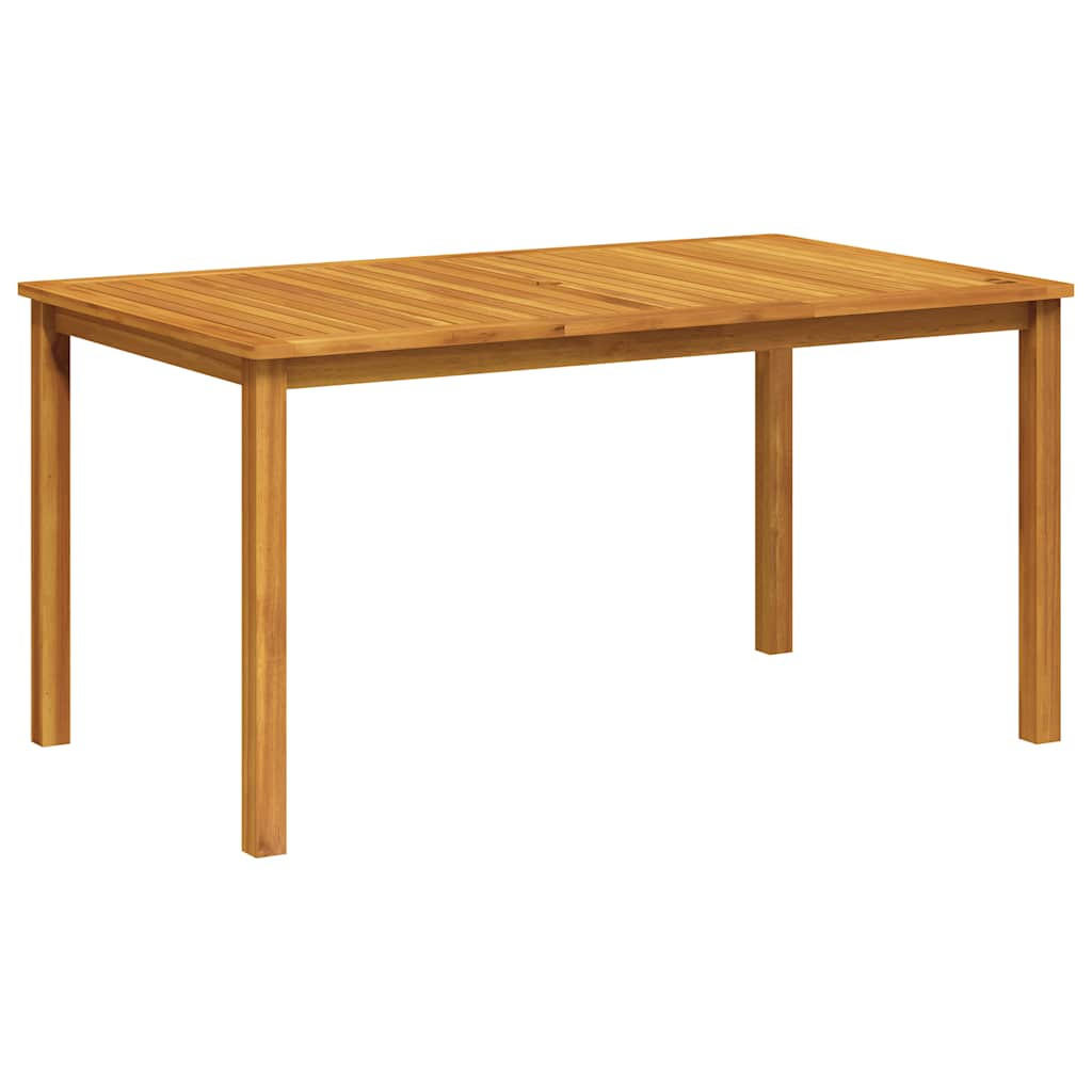 GARTENTISCH 150/90/74 Cm Massivholz Akazie - Braun, Holz (150/90/74cm) - vidaXL