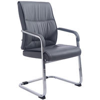 SCHWINGSTUHL Lederlook grau - Grau, Textil/Metall (58/102/65cm) - CLP