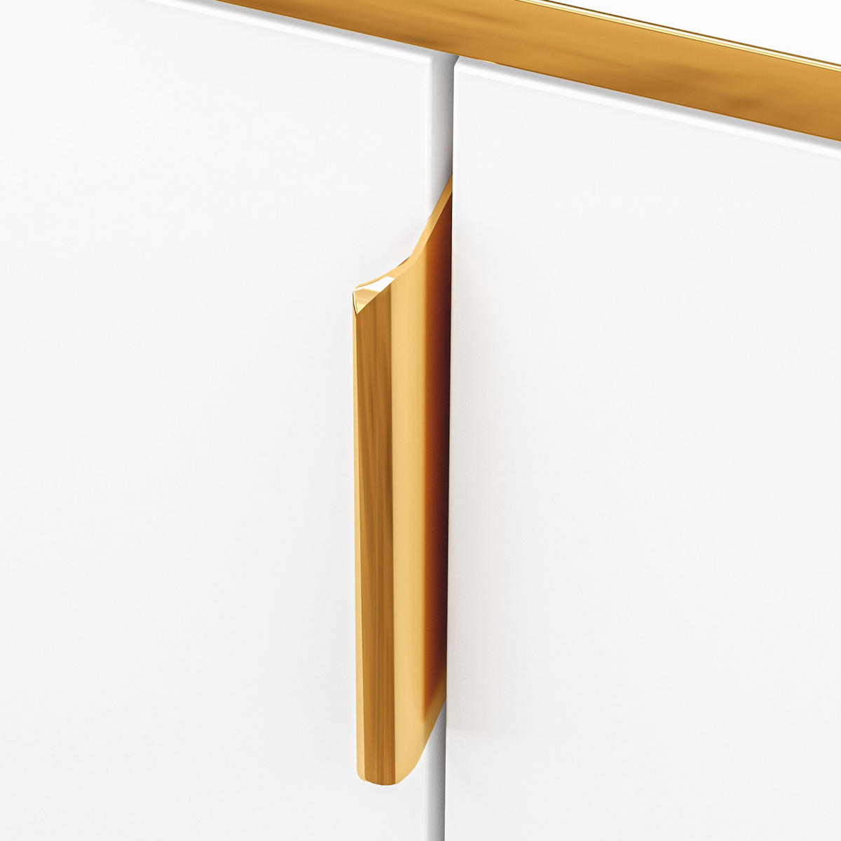 KOMMODE VELTI,Weiß - Weiß, Holzwerkstoff (170/88/40cm) - KONSIMO®