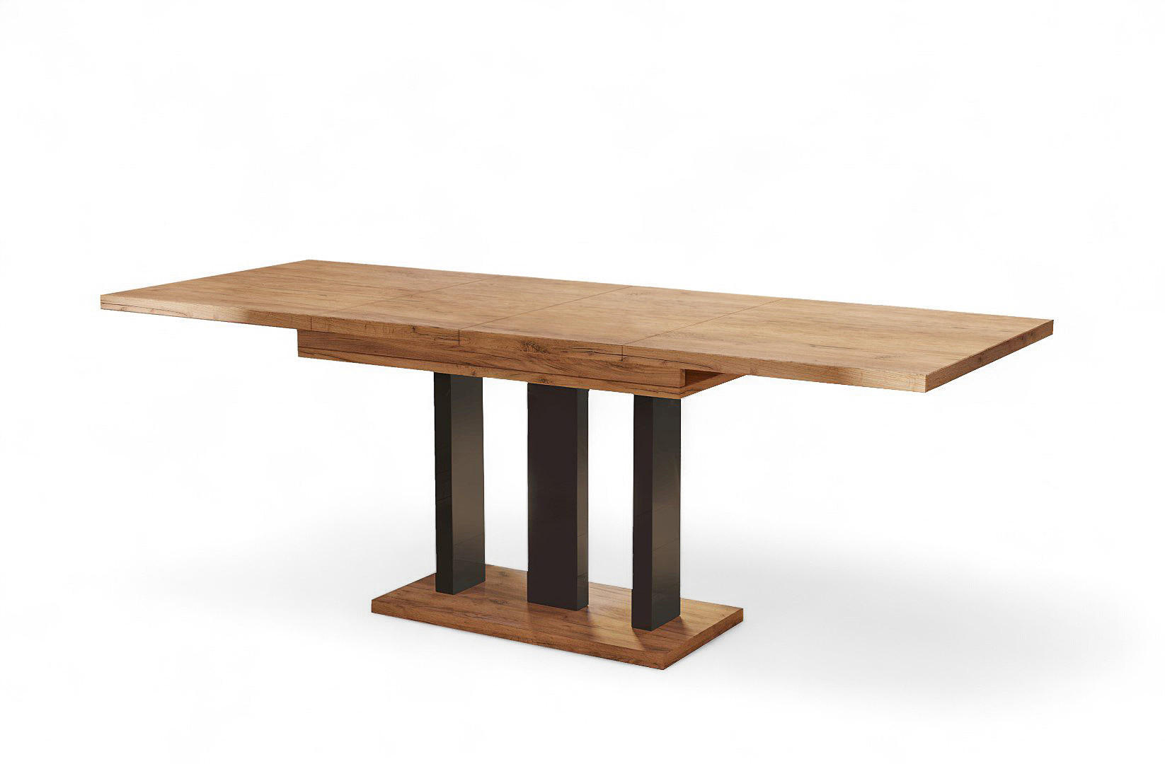 ESSTISCH Appia ausziehbar bis 210 cm - Eiche Bianco, Holzwerkstoff (130/80/76cm) - Endo-Moebel