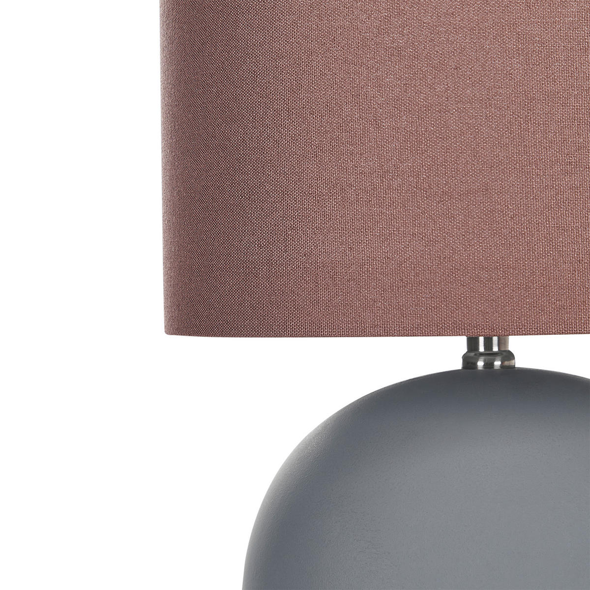 TISCHLAMPE Areoso 30/30/43 cm - Grau, Keramik (30/30/43cm) - Beliani