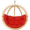 HÄNGESESSEL HIGLO ,Rot - Rot, Holz/Textil (120/82/120cm) - KONSIMO®