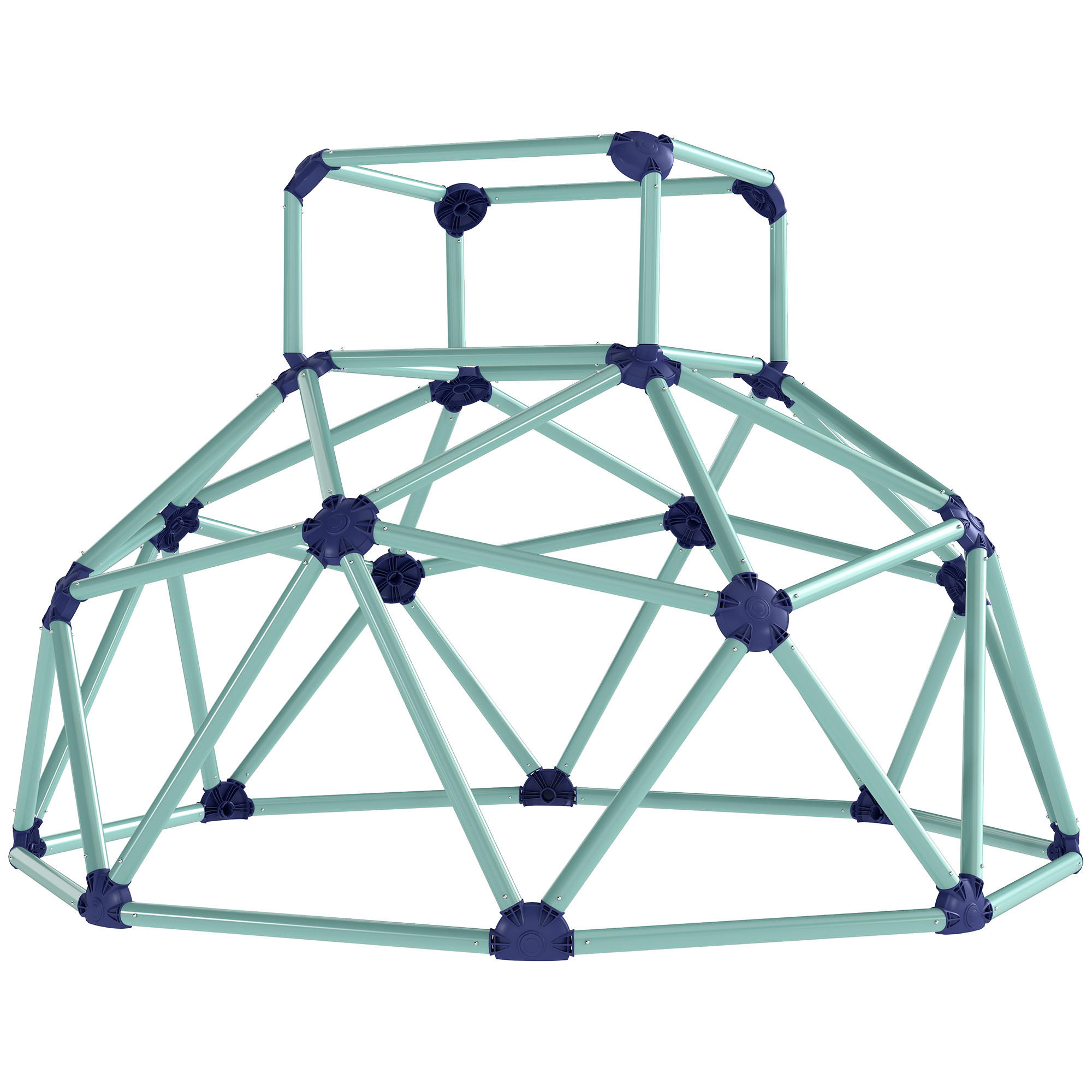 KLETTERKUPPEL Kunststoff Blau - Blau, Kunststoff (182.5/59/182.5cm) - AIYAPLAY