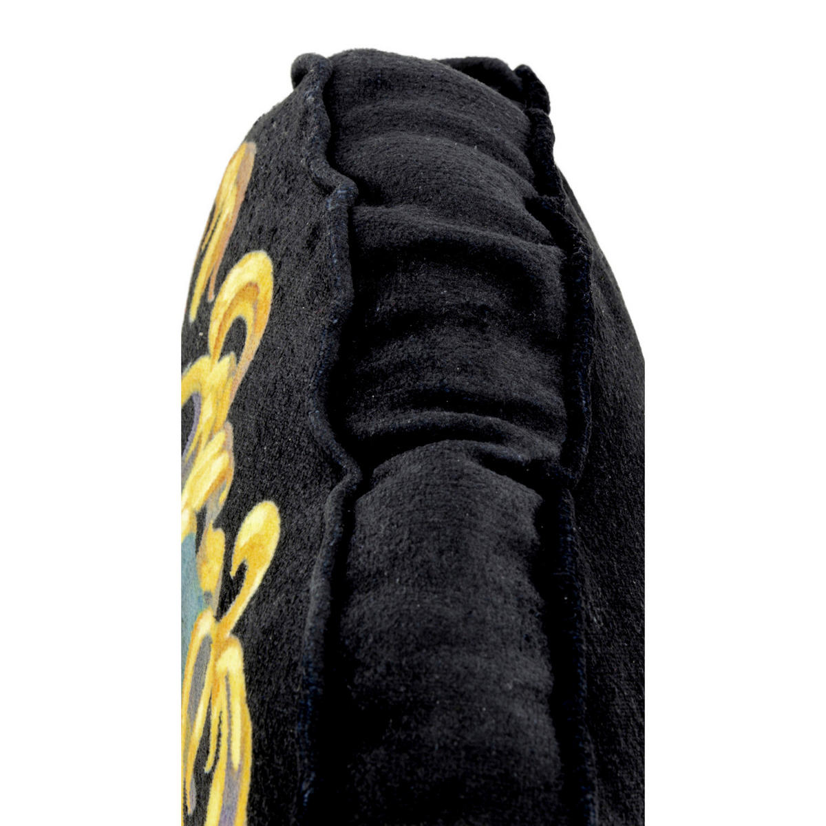 KINDERKISSEN Harry Potter Hogwarts Wappen Schwarz 37 x 32 x 5 cm - Multicolor, Textil (37/32cm) - United Labels