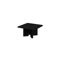 COUCHTISCH quadratisch Schwarz matt 80/80/50 cm - Schwarz, Holzwerkstoff (80/80/50cm) - designimpex