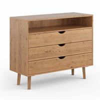KOMMODE Simona Eiche Natur 110 / 40 / 90cm - Eichefarben, Holz (110/90/40cm) - Feldmann-Wohnen
