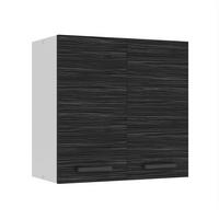 HÄNGESCHRANK SG2 60 cm, mit 2 Türen, Königliches Ebenholz - Schwarz, Holz (60/58/29.6cm) - B BELINI GROUP