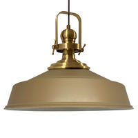 PENDELLEUCHTE Asletl 40/30 cm - Beige, Metall (30/40/33cm) - Bamyum