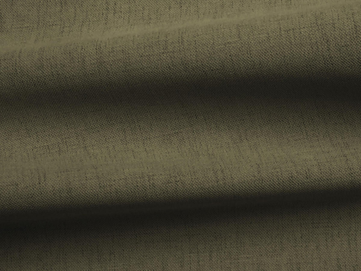 2-SITZER SOFA Strukturstoff Grün - Schwarz/Olivgrün, Holzwerkstoff/Kunststoff (180/77/90cm) - Makamii