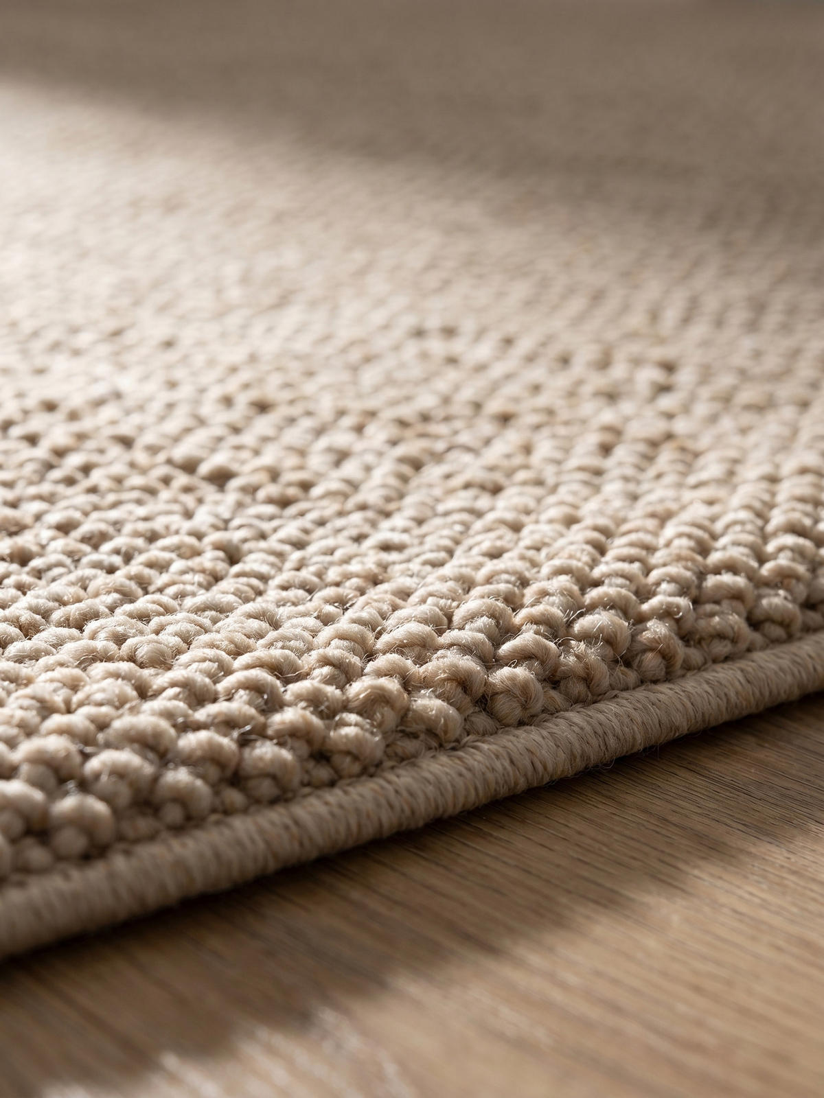 TEPPICH Flachgewebe LANGAU in Beige, meliert, Ø 200 cm - Beige, Textil (200/200cm) - KADIMA DESIGN