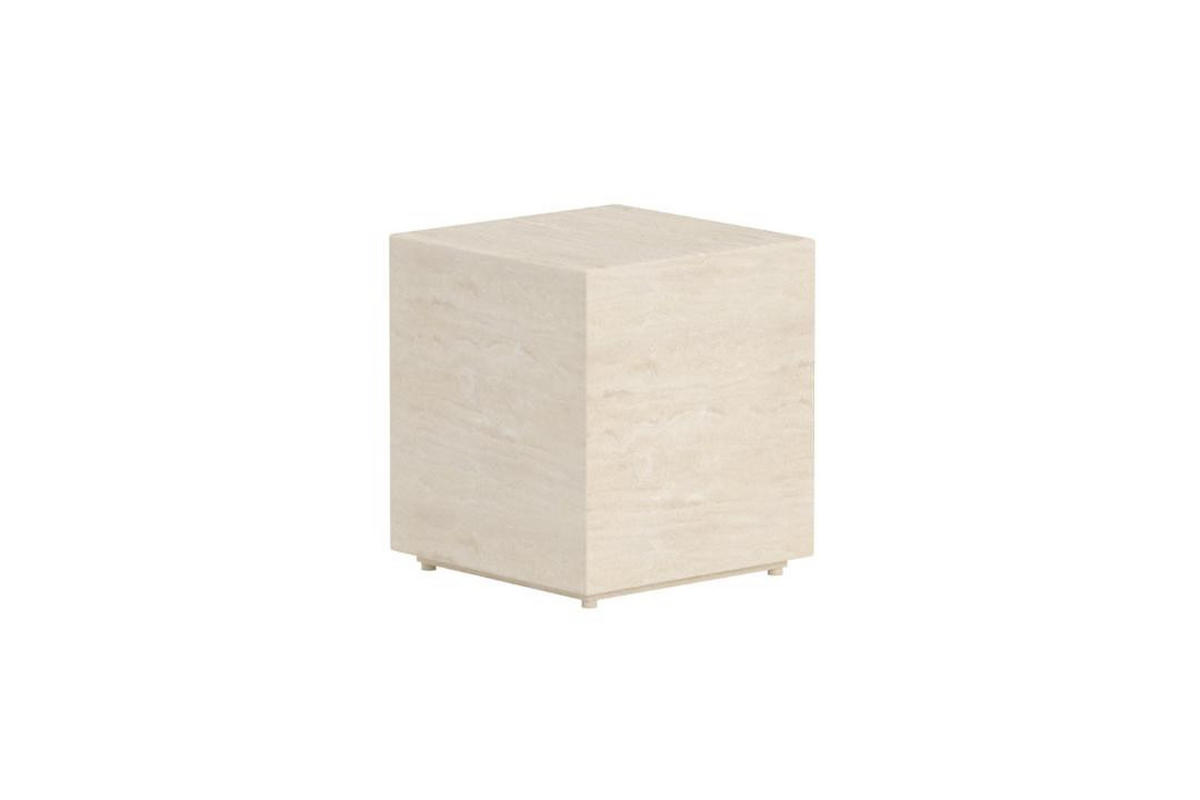 GARTENTISCH, Lissabon, Beige, Metall, 40 x 40 x 45 cm - Beige, Metall (40/40/45cm) - ebuy24