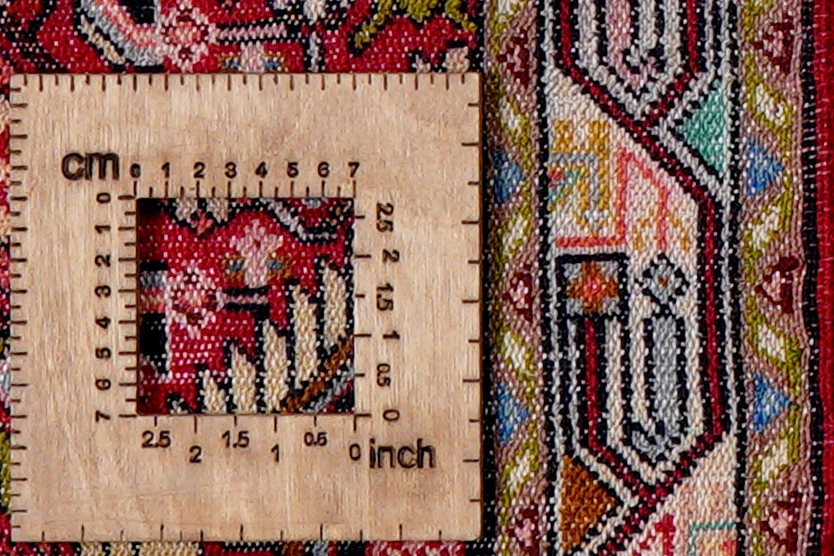 LÄUFER Orient handgeknüpft Assadabad Rot 204/79 cm Schurwolle - Rot, Textil (79/204cm) - Looma