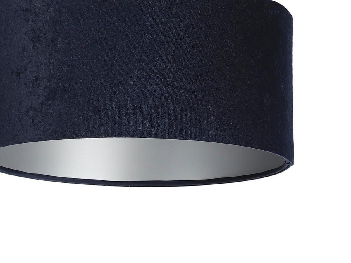 HÄNGELEUCHTE Blau 40/20 cm - Blau/Silberfarben, Kunststoff (40/0.6/20cm) - ONZENO