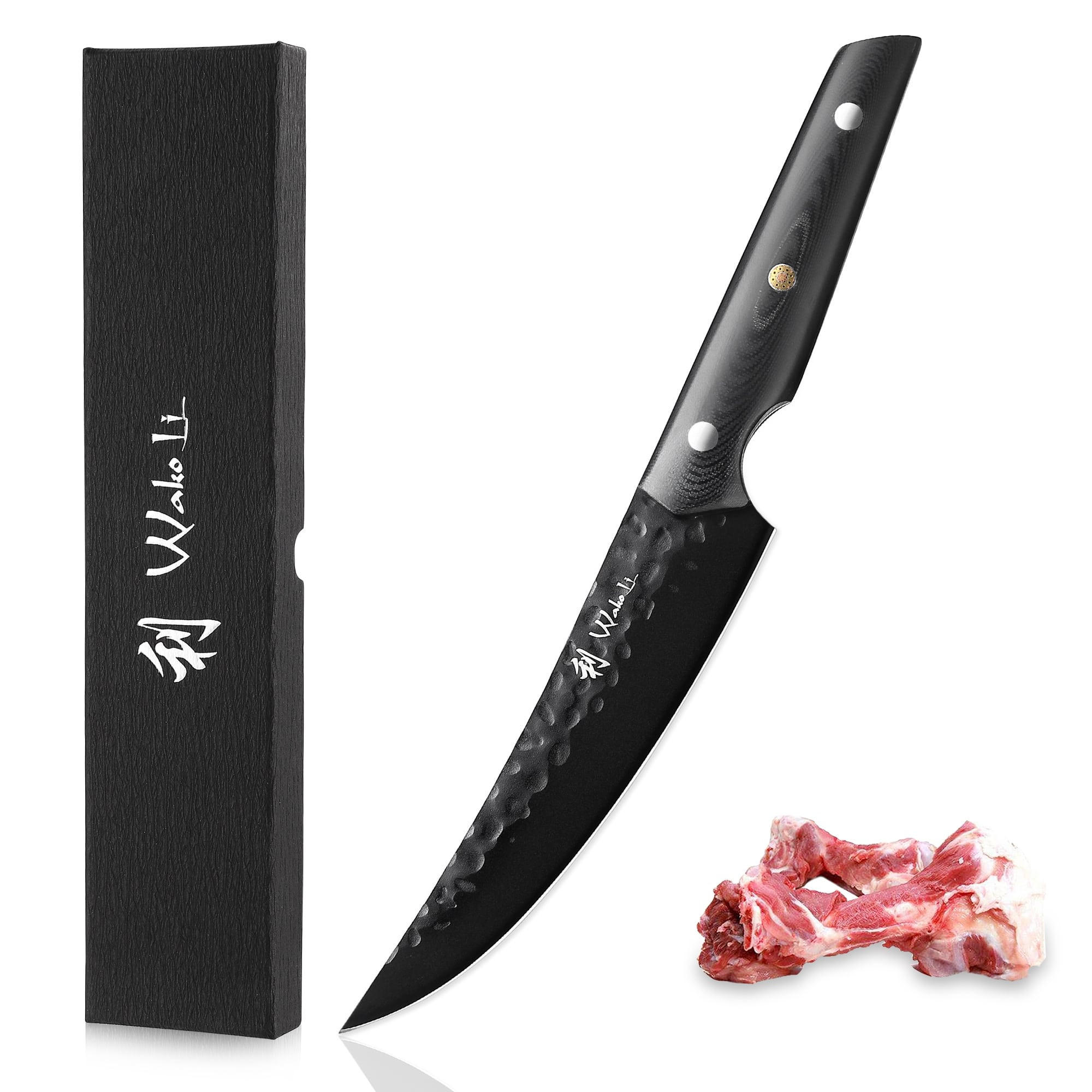 FILETIERMESSER 15 cm - Schwarz, Metall (1cm) - Wakoli