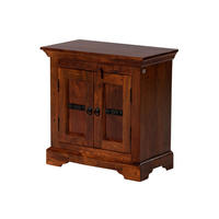 KOMMODE Akazie 65x36x65 nougat lackiert OXFORD #1008 - Dunkelbraun, Holz (65/65/36cm) - Massivmoebel24