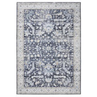 VINTAGE-TEPPICH George waschbar 300x400 cm - Blau, Kunststoff (300/400cm) - benuta