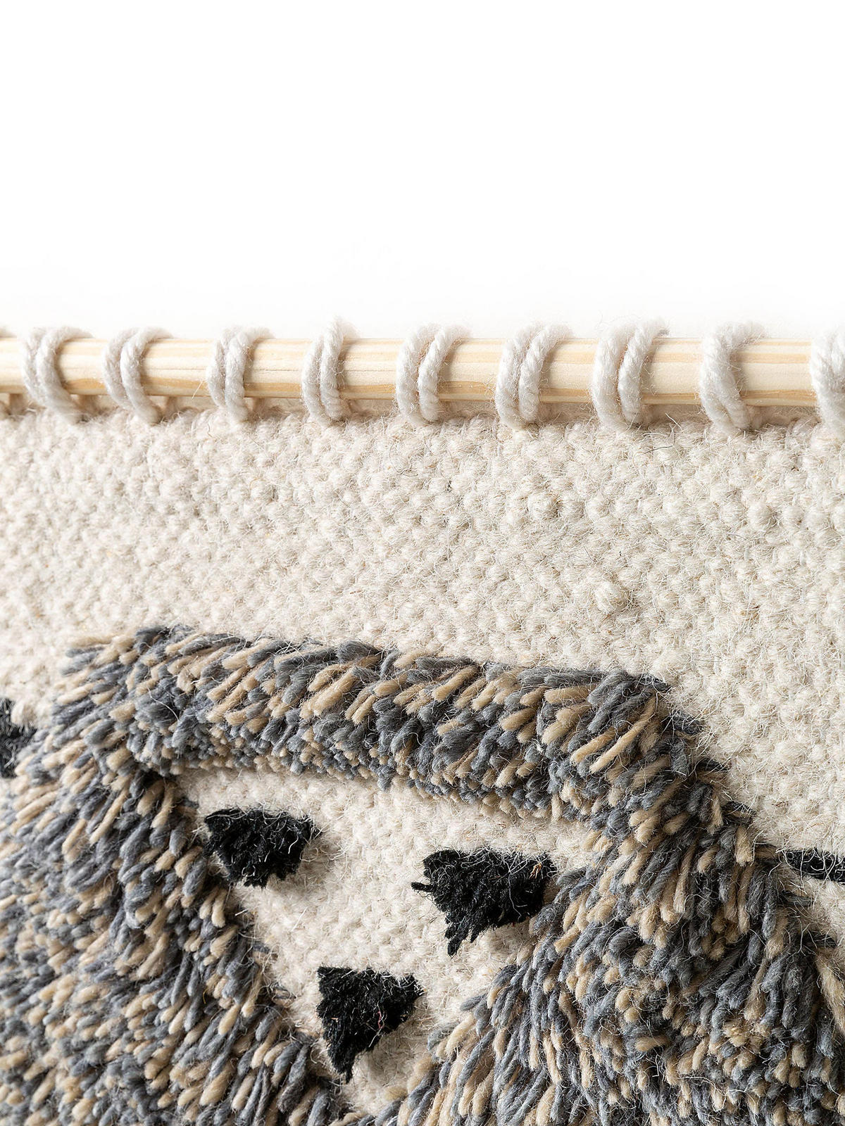 WANDDEKO Shawn Ivory 50x50 cm - Creme, Textil (50/50cm) - Lytte