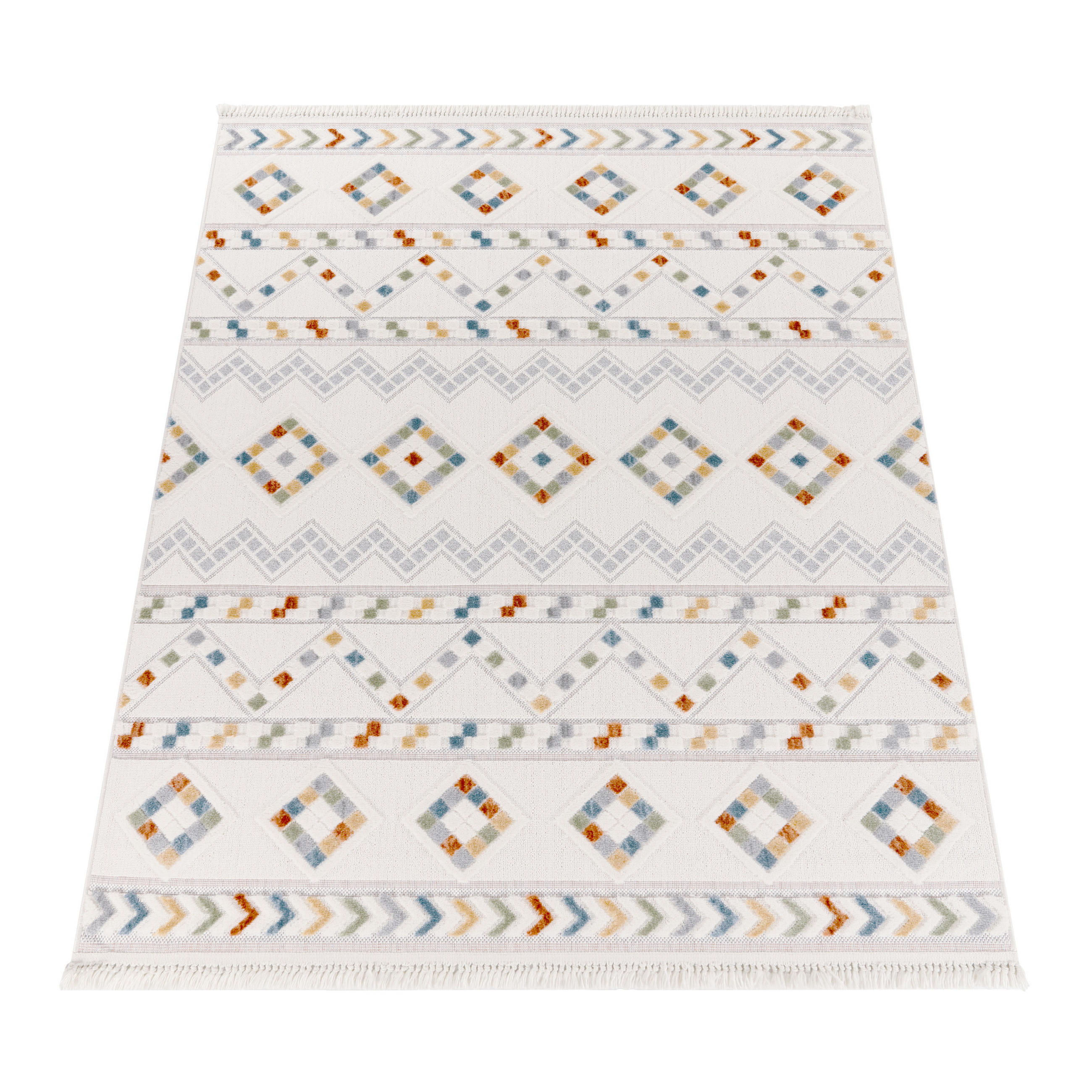 KURZFLORTEPPICH 160/160 cm Brisbane 598 - Multicolor, Textil (160/160cm) - Paco Home