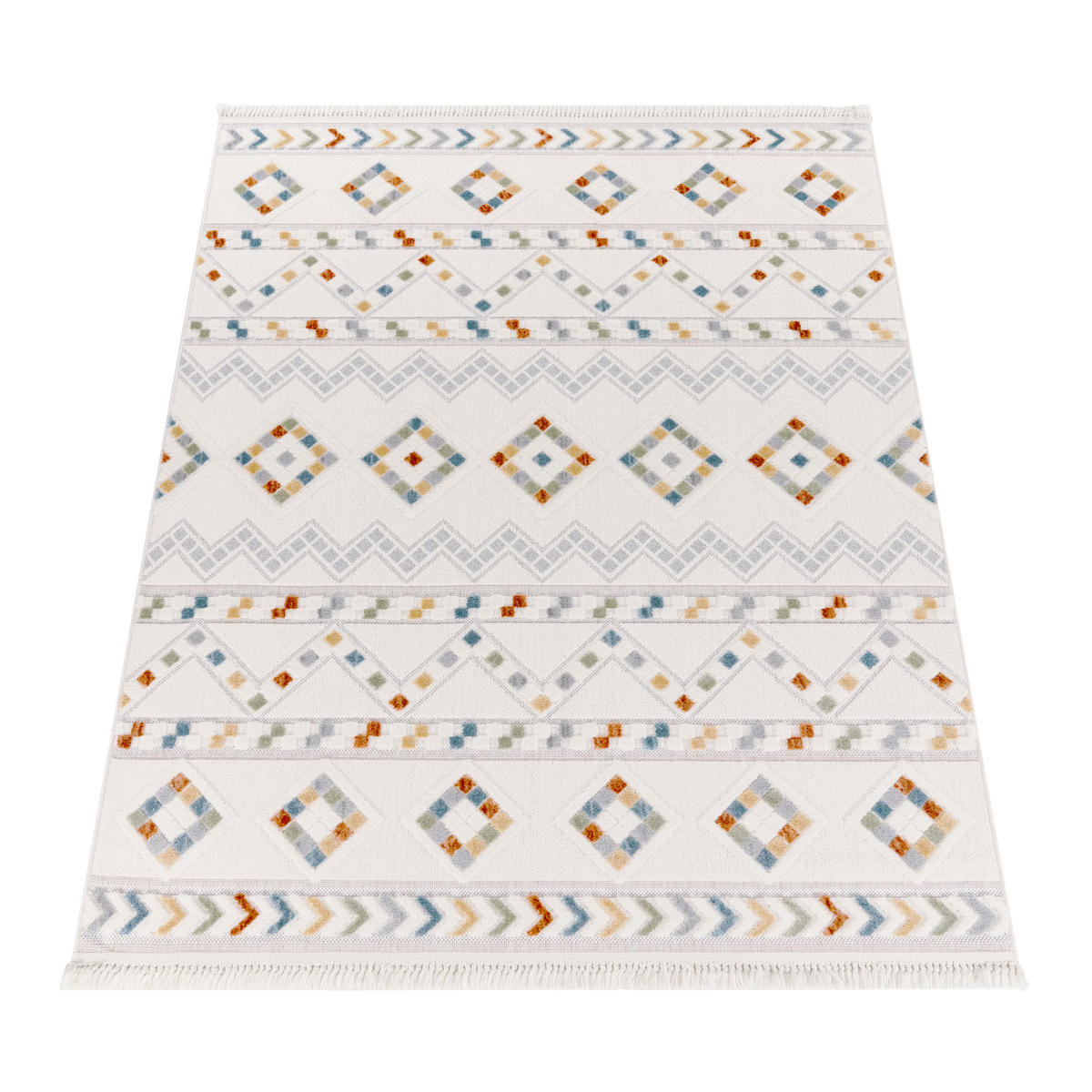 KURZFLORTEPPICH 160/160 cm Brisbane 598 - Multicolor, Textil (160/160cm) - Paco Home