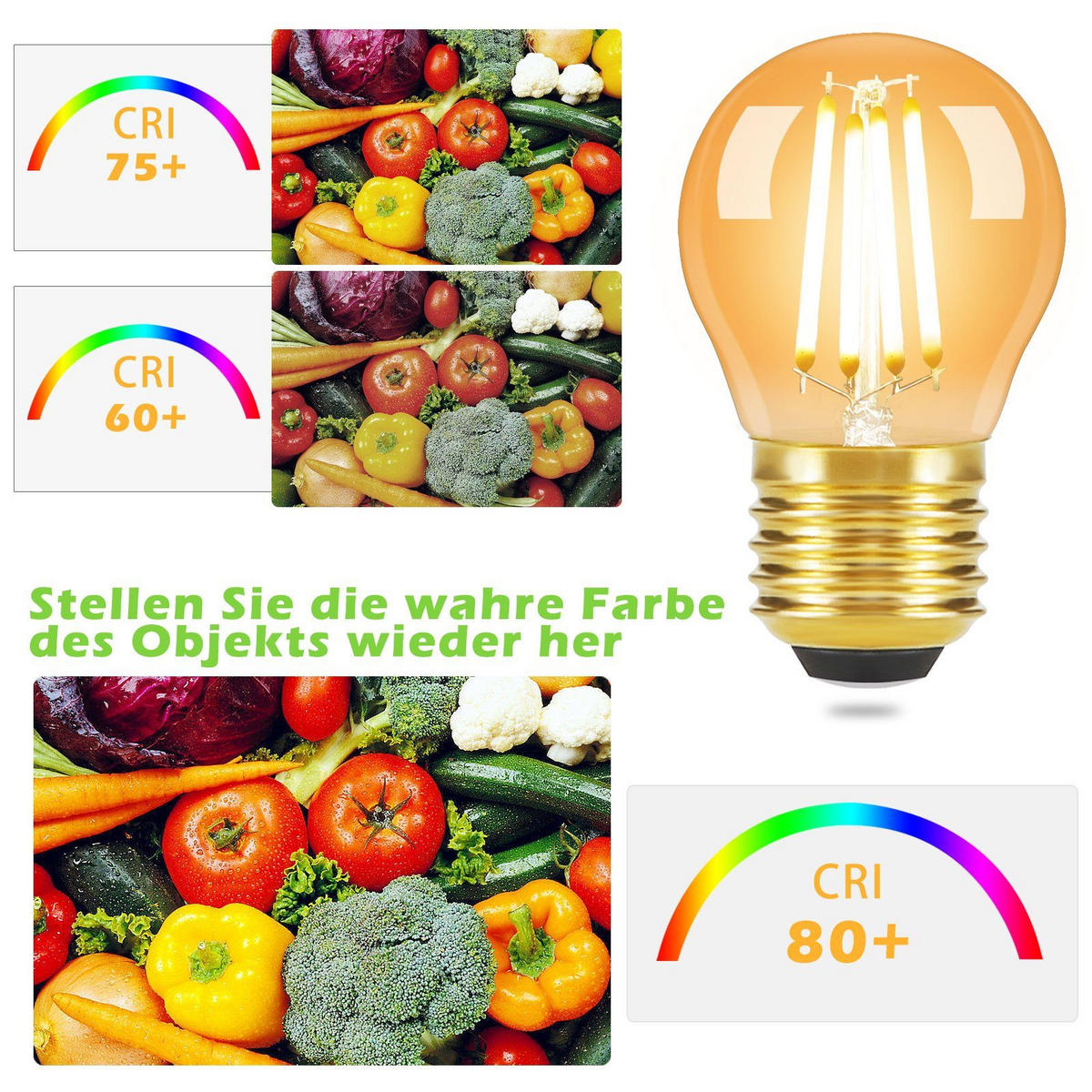 LEUCHTMITTEL Glowisandre 4.5/4.5/7.7 cm - Braun, Glas (4.5/7.7cm) - ZMH