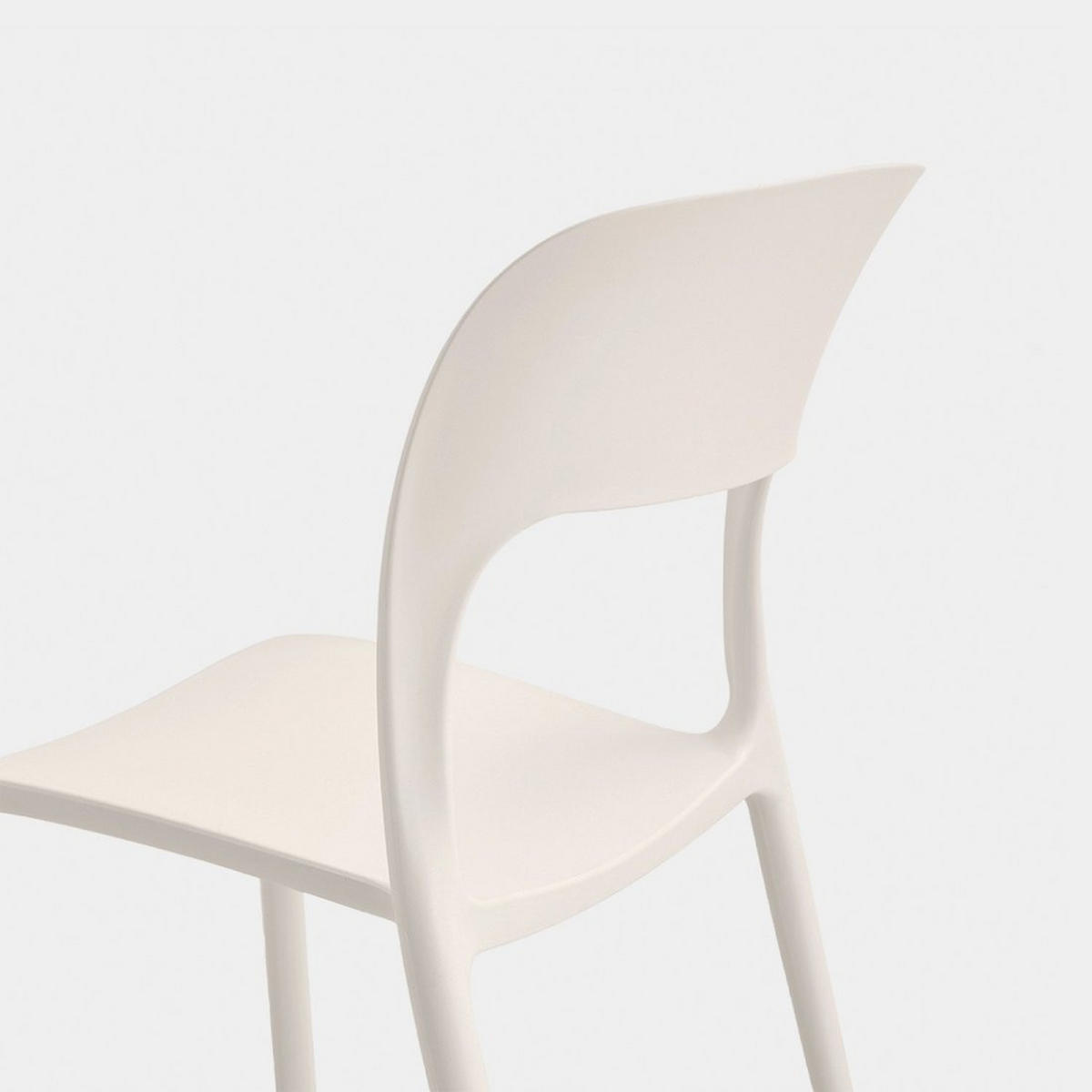 STUHL FÜR DRAUSSEN Klint Beige 46 cm x 83 cm - Beige, Kunststoff (46/83/58cm) - Klast Home