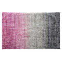 KURZFLOR-TEPPICH Ercis 200/140 cm - Pink, Naturmaterialen (140/200cm) - Beliani