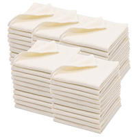 REINIGUNGSTÜCHER, 50er-Set, 80% Baumwolle, 20% Polyester, Weiß - Weiß, Naturmaterialien (40/40cm) - Zollner