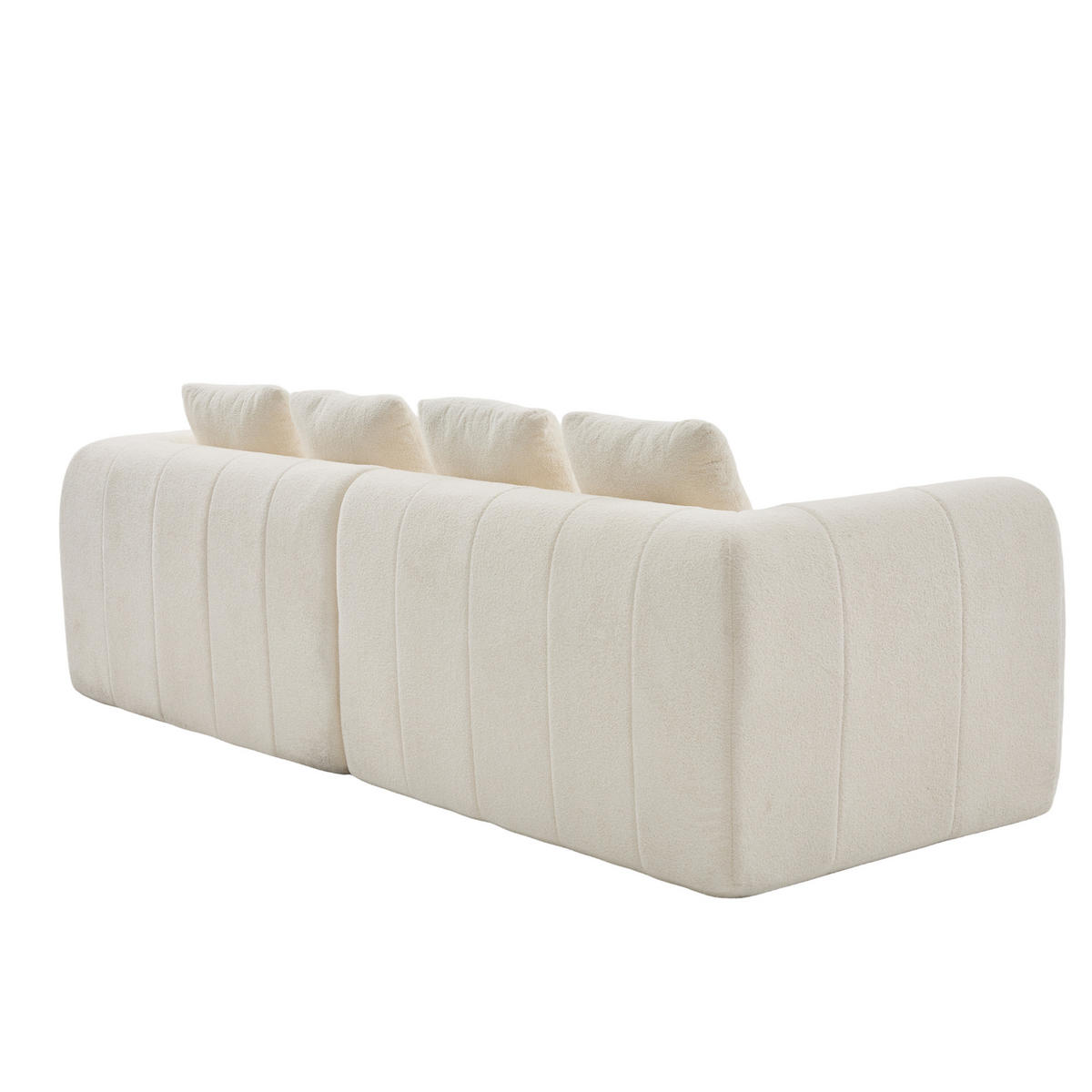 3-SITZER-SOFA DE-35093 modular Beige - Beige, Textil (95.5/70/260cm) - ComfortXL