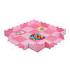 36-TLG.PUZZLEMATTE - Rosa, Kunststoff (31.5/31.5cm) - Relaxdays