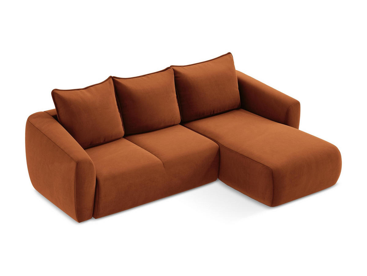 3-SITZER SOFA mit Schlaffunktion Strukturstoff Grau - Hellgrau/Schwarz, Holzwerkstoff/Kunststoff (230/90/105cm) - LaMiaSofa