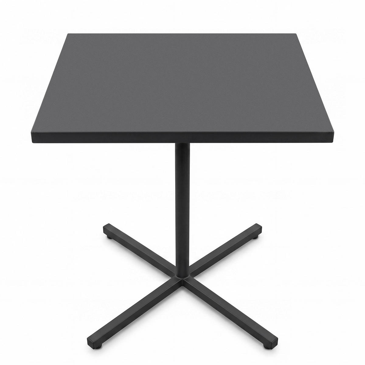 KLAPPTISCH - Stahl - Anthrazit, Metall (60/60/74cm) - home24