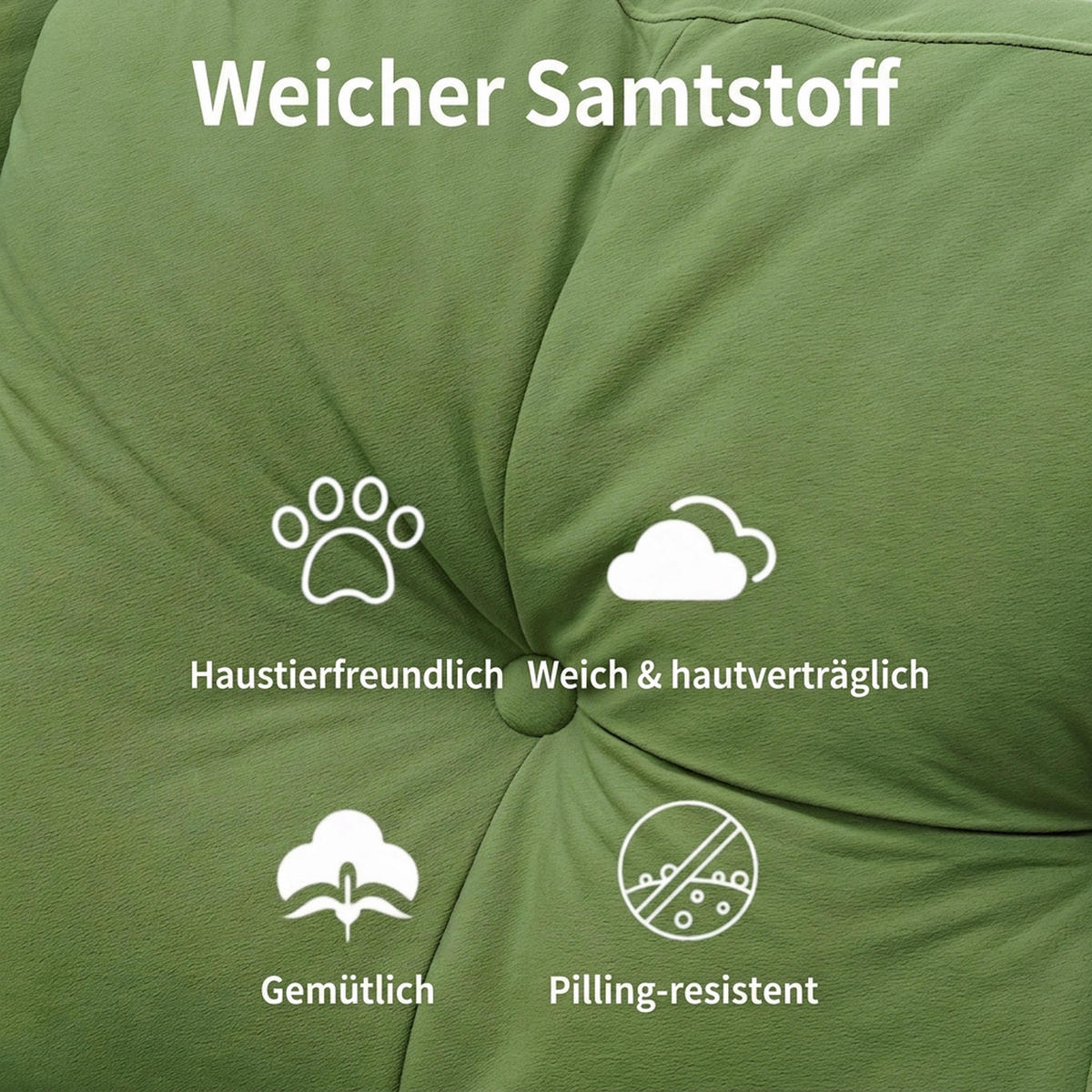 ECKSOFA 228/115/78 cm Grün mit Ausziehbarer Fußhocker, USB-Anschluss und Aufbewahrungstasche - Grün, Textil (228/80cm) - Oxeza
