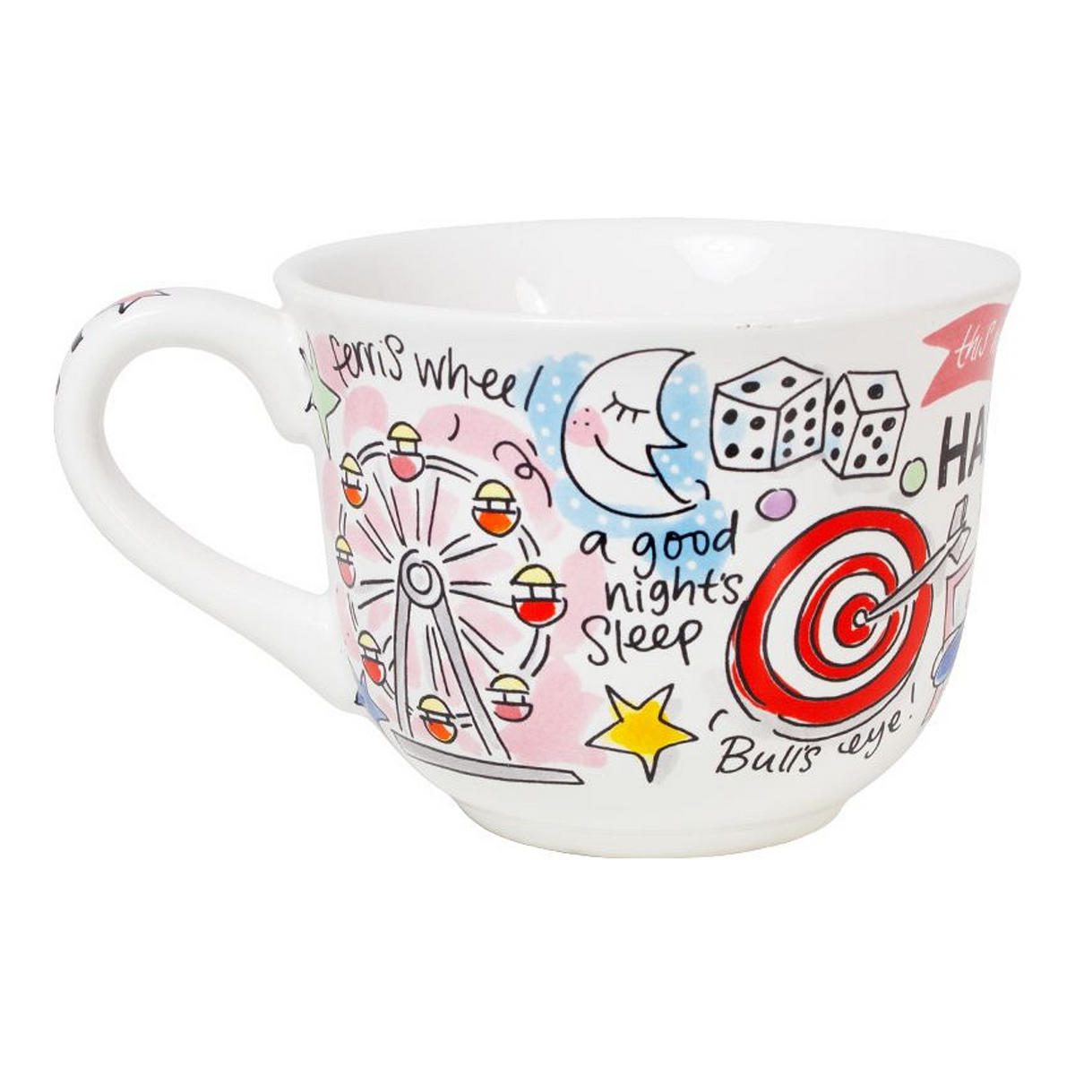 SUPPENSCHALE Fröhlich in Bunt - 14cm - Multicolor, Keramik (12.7/16.2/9.7cm) - Blond Amsterdam