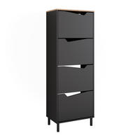 BOTNÍK NA BOTY Marelle Antracit/Artisan - světle šedá/antracitová, kompozitní dřevo (60/167.4/38cm) - Vicco