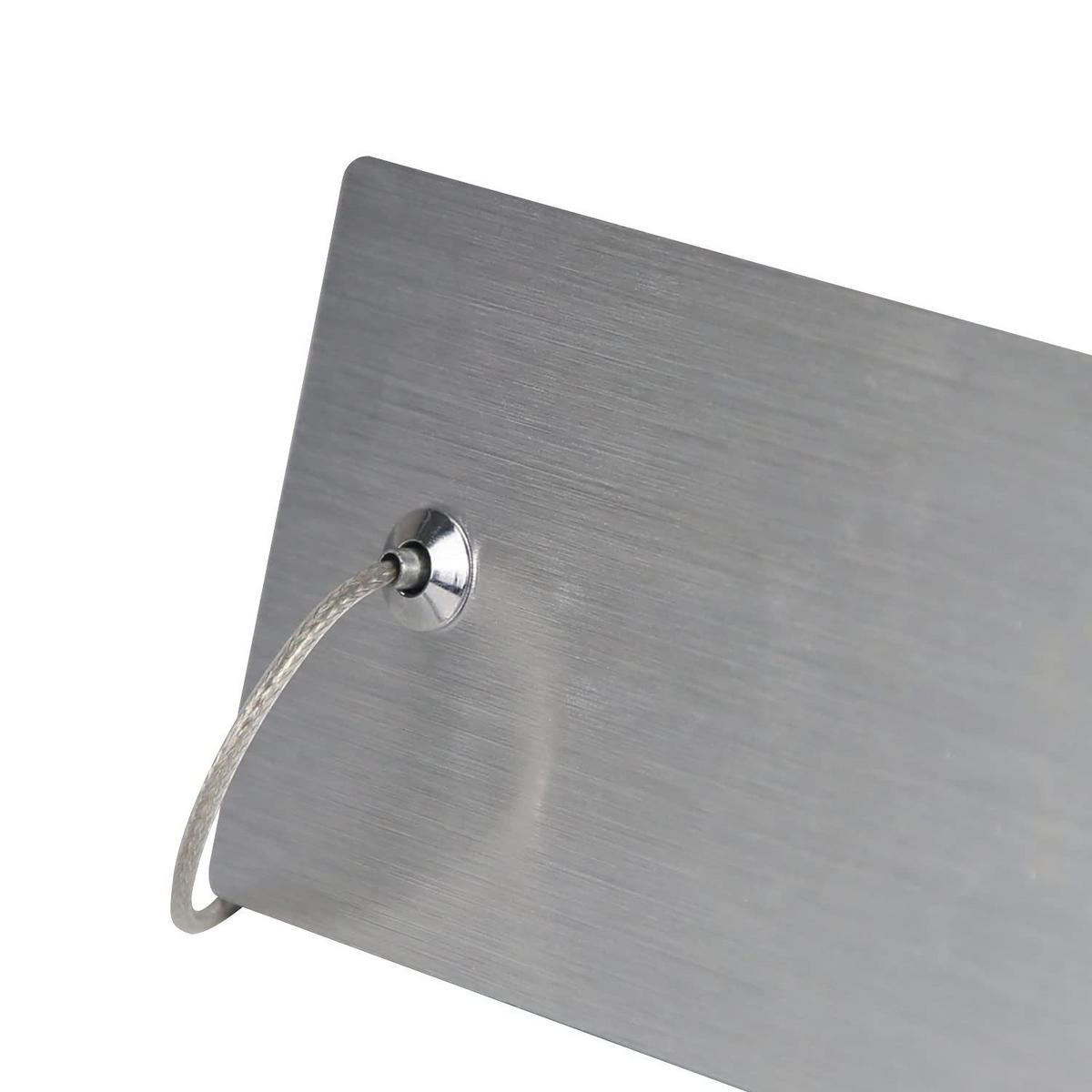 HÄNGELEUCHTE Poesie 100/22/150 cm - Weiß, Metall (100/22/150cm) - Nettlife