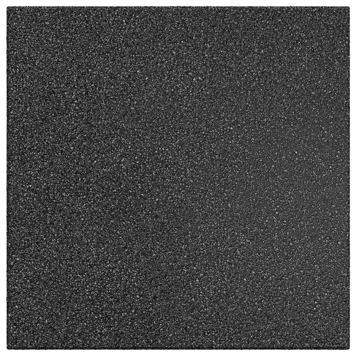 STURZSCHUTZFLIESEN 6 Pcs Schwarz 50/50 Cm Gummi - Schwarz, Kunststoff (50/50cm) - vidaXL
