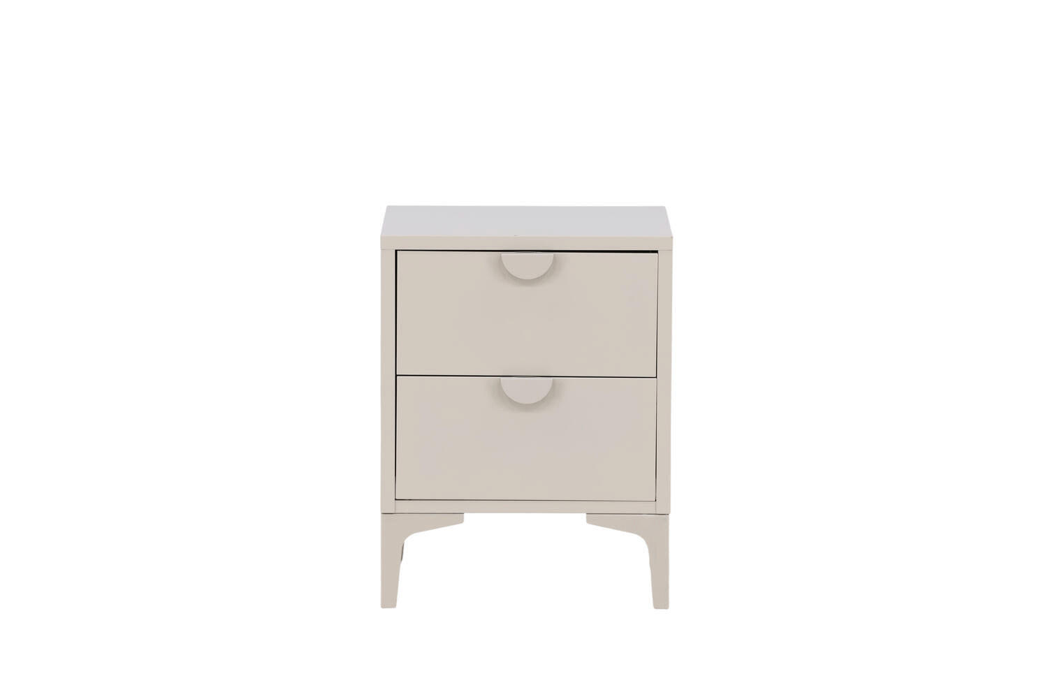 kommodly Nachttisch Beige 45x60x40 cm