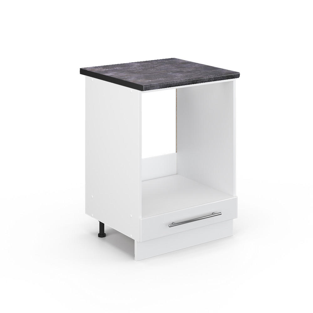 SPISKONVERTERINGSSKÅP Fame-Line Vit högblank 60 cm , AP Antracit Vit högglans, Vit 82/60/60 cm