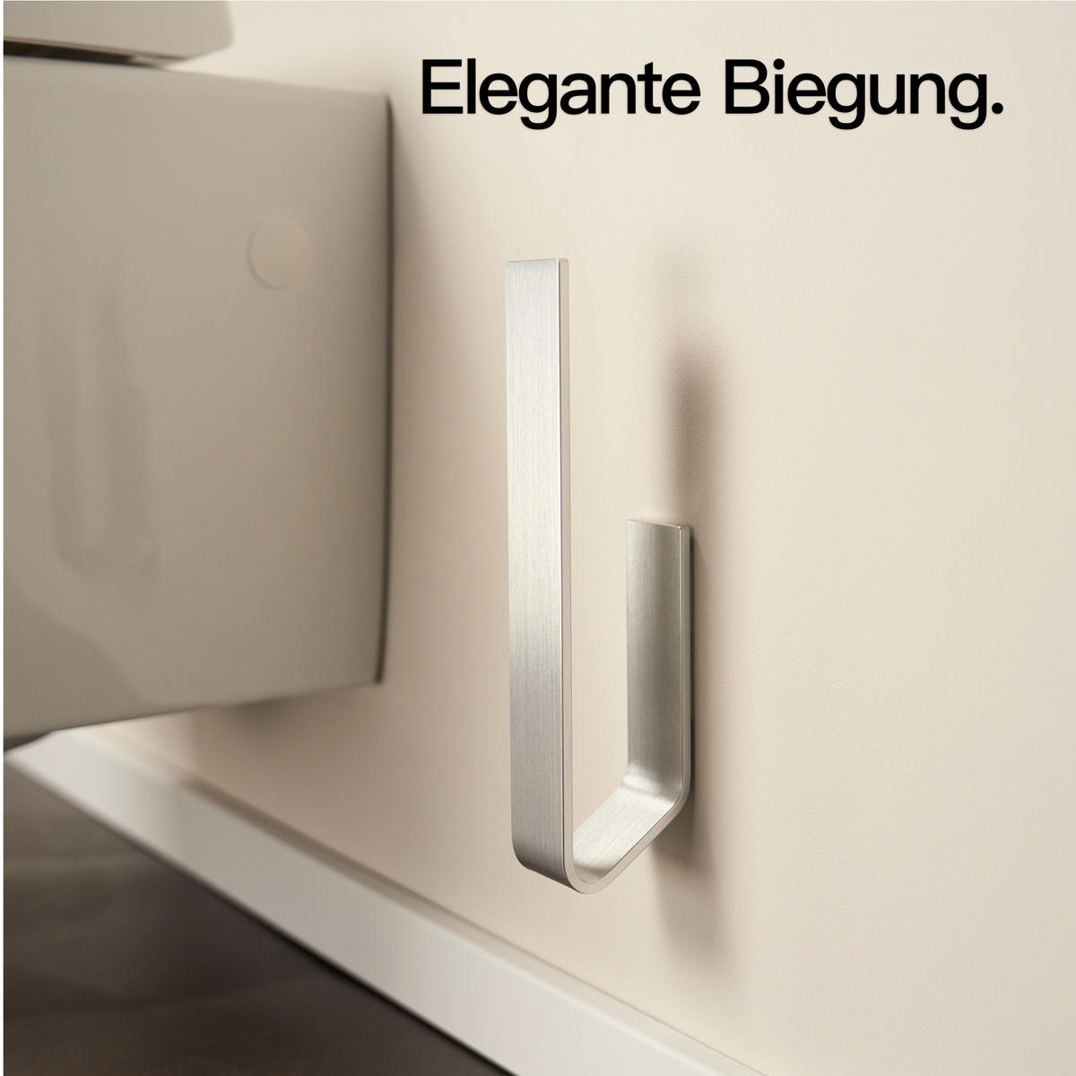 TOILETTEN ERSATZROLLENHALTER OHNE BOHREN - Silberfarben, Metall (3.4/23/6cm) - Designfabrik Hamburg