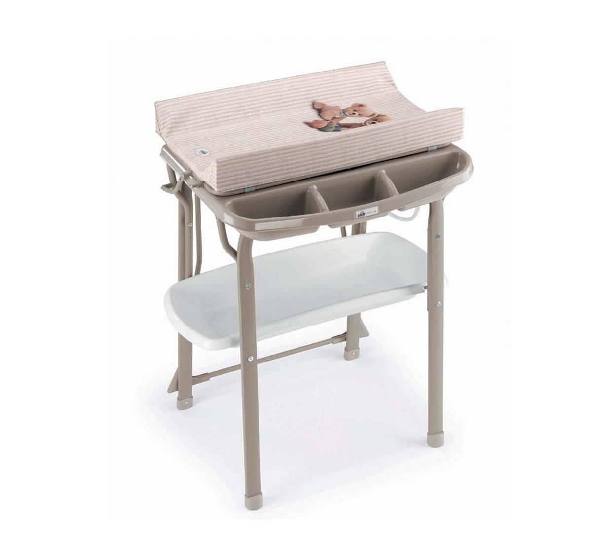 BABY-WICKELTISCH mit Badewanne Aqua Spa - Rosa, Kunststoff/Textil (64/928/84cm) - Cam il Mondo del Bambino S.p.A.